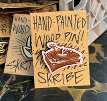 'Turntable' WOOD PIN