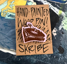 'Turntable' WOOD PIN