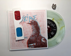 b2. 'Birdwatching' (7" vinyl) • deluxe 3D (dirty coke bottle)