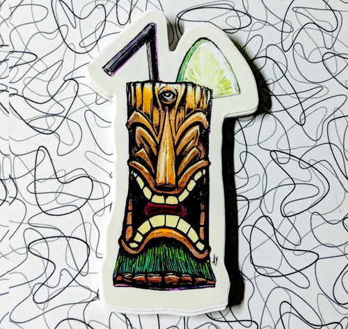 'tiki tonic' STICKERS (temporarily out)